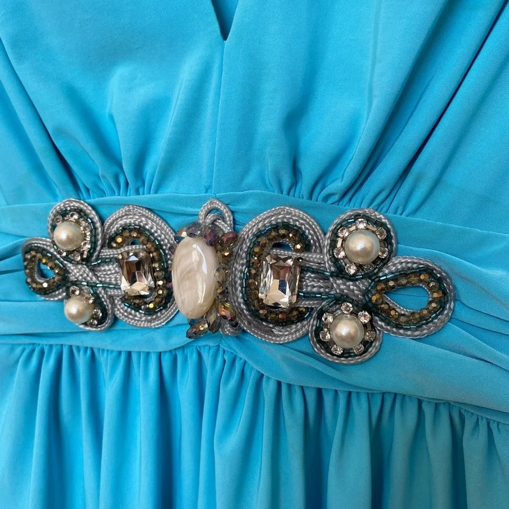 Gorgeous BOSTON PROPER Light Blue Top size XS - Picture 3 of 6